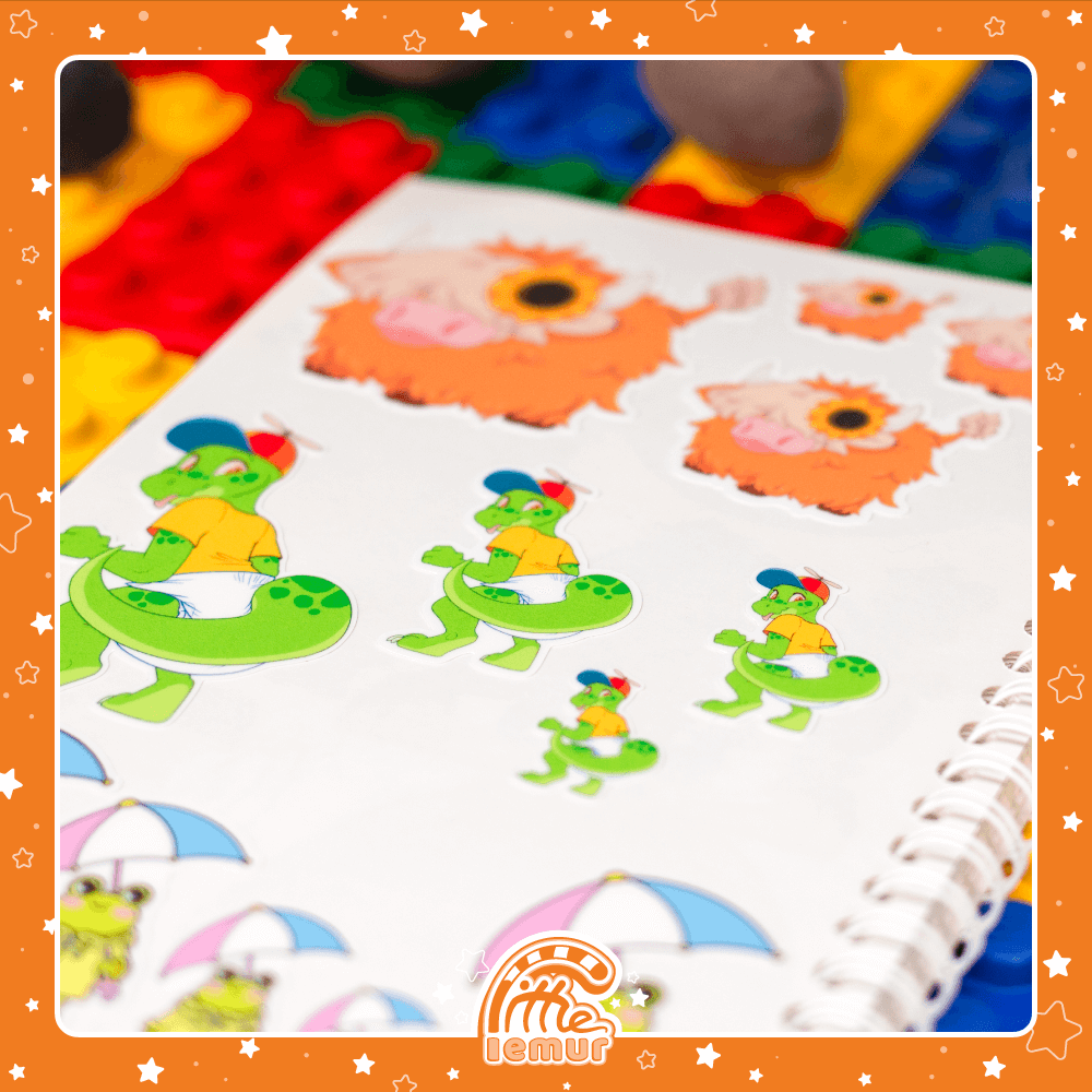 Itty Bitty Stickers (1" - 2")