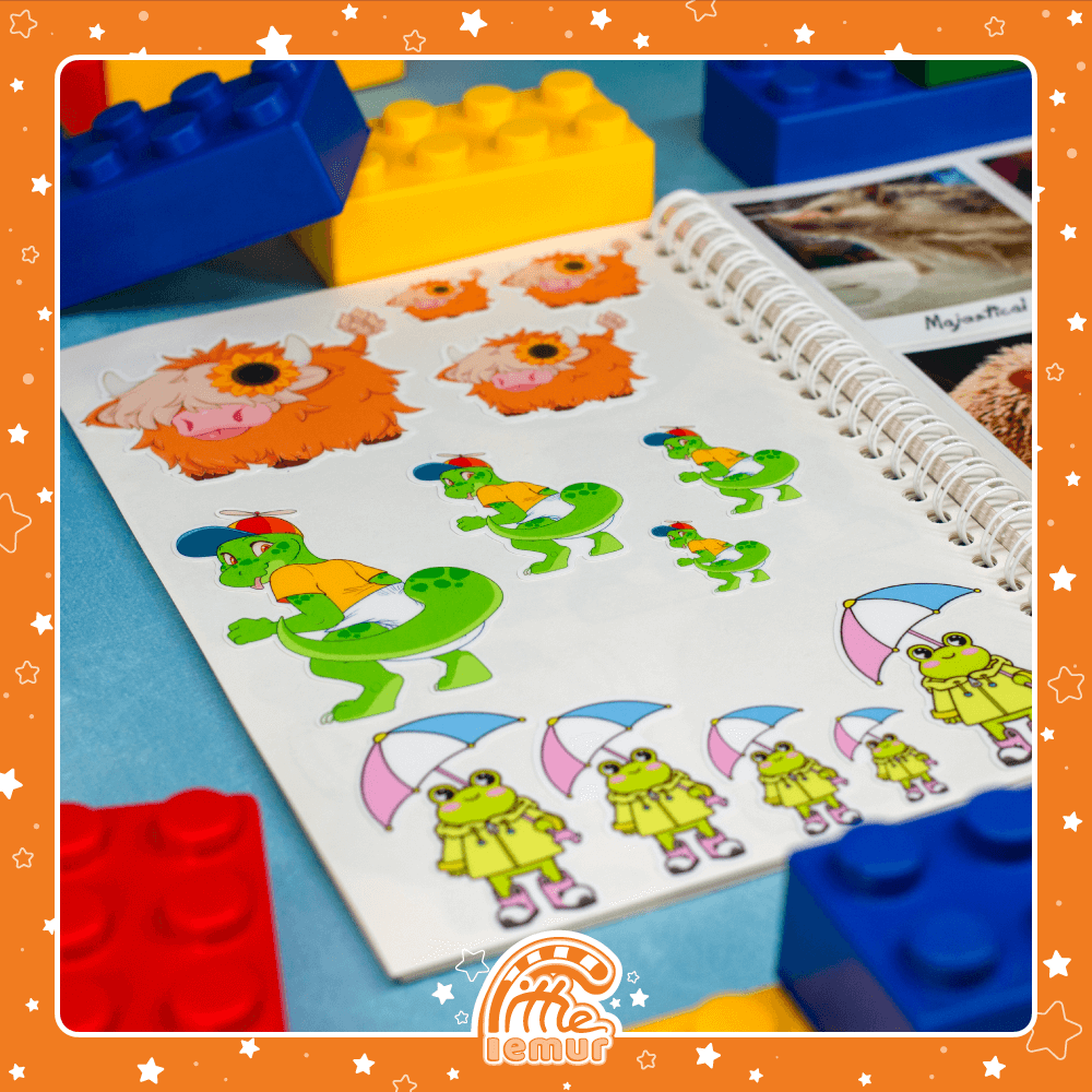 Itty Bitty Stickers (1" - 2")
