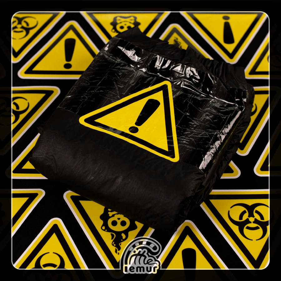 Warning Label 6" Decal Stickers