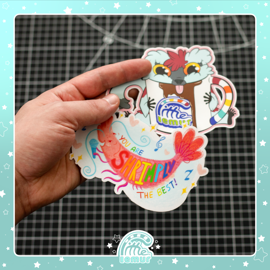 Custom Sticker Pack - Full Die Cut – Little Lemur Stickers