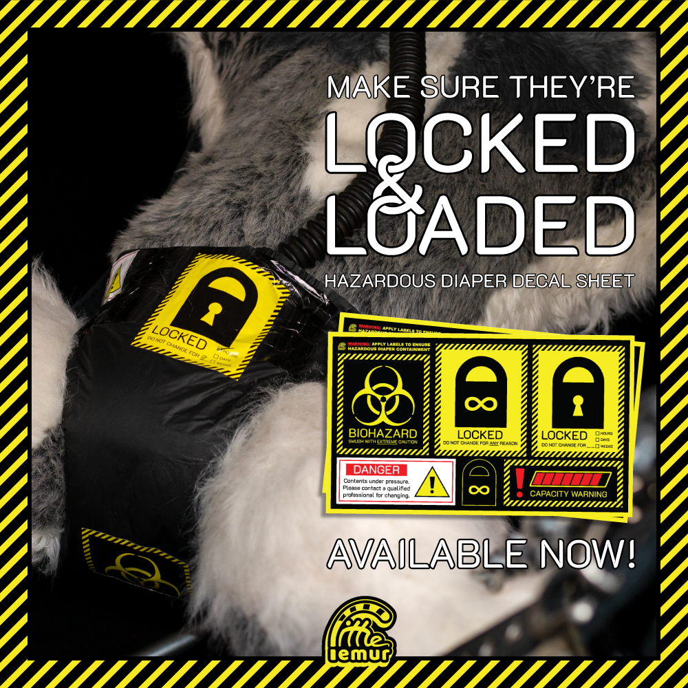 Little Lemur Stickers