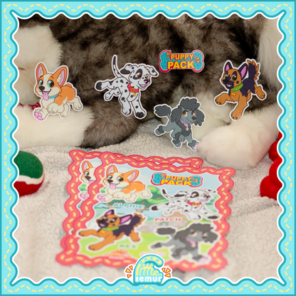 Puppy Pack Sticker Sheet