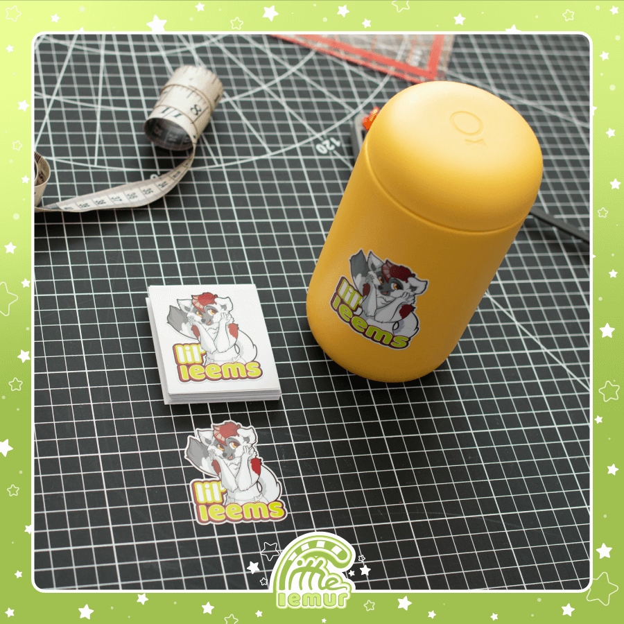 Custom Sticker Pack - Kiss Cut – Little Lemur Stickers